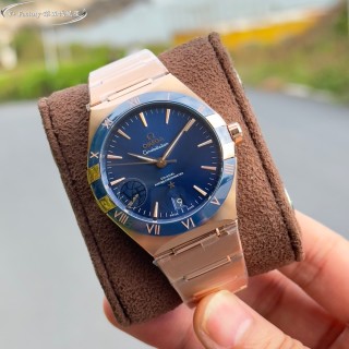 Omega Constellation 41mm Blue Dial Steel Watch view 5