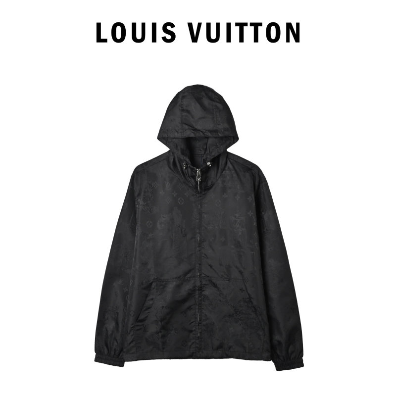 Louis Vuitton Black Nylon Puffer Jacket view