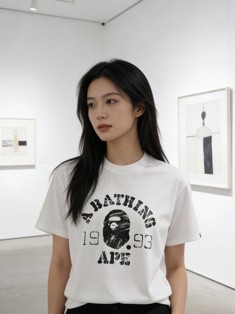 A Bathing Ape 1993 Graphic White T-Shirt view