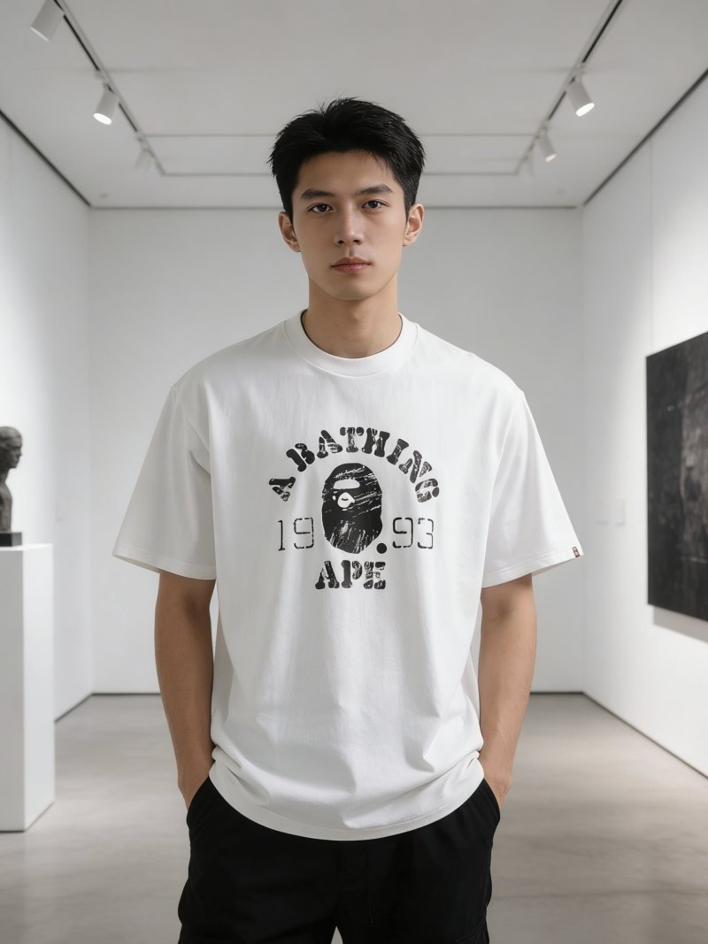 A Bathing Ape 1993 Graphic White T-Shirt view