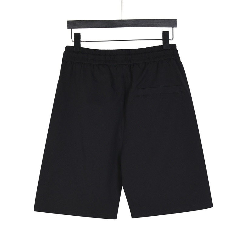 Nike Black Shorts with White Stripe and Red Accent view