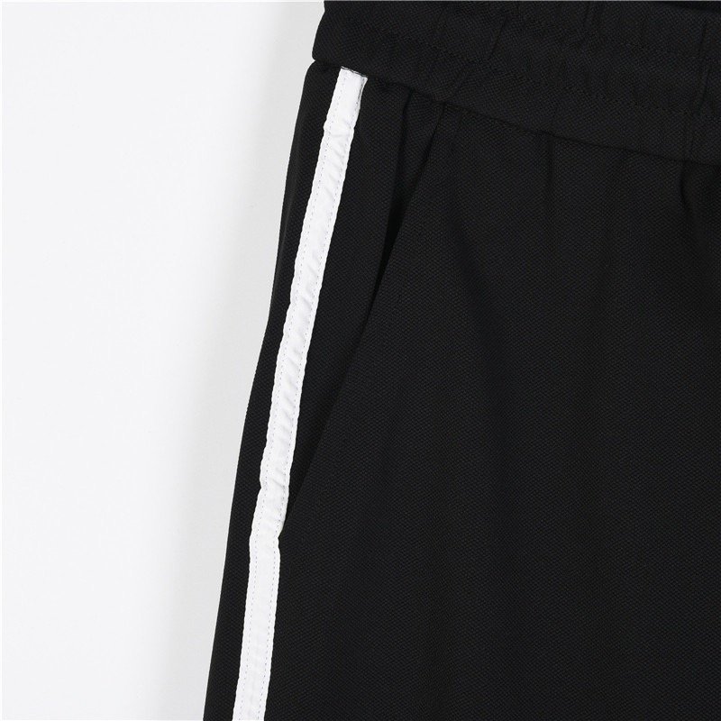 Nike Black Shorts with White Stripe and Red Accent view