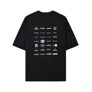 Balenciaga Multi-Logo Black T-Shirt view 14