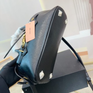 Miu Miu Shell Black Leather Handbag view 6