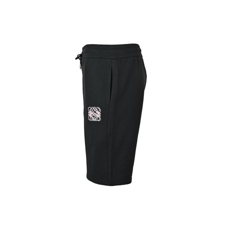 Loewe Black Drawstring Shorts with Logo view