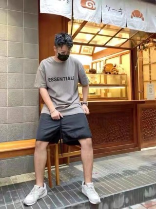 Essentials Black Shorts