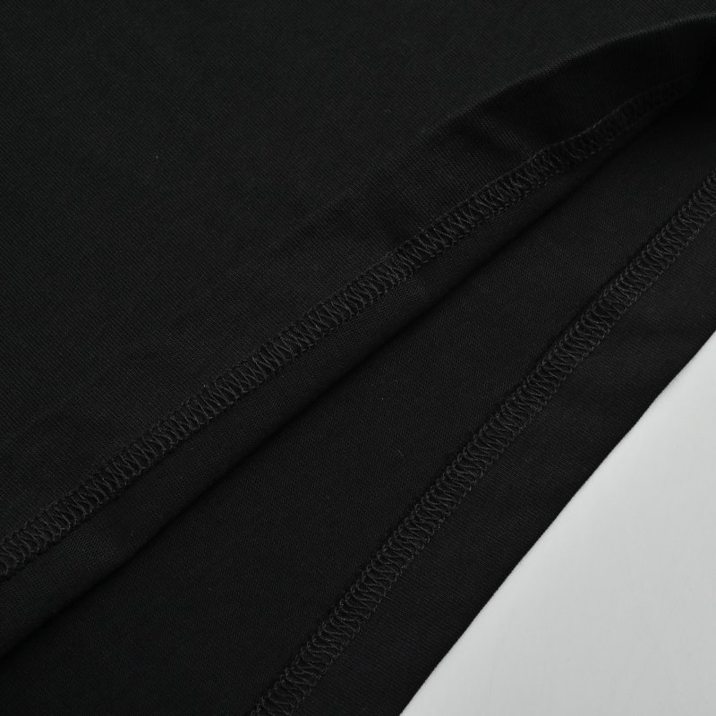 Burberry Black Embroidered Logo T-Shirt view