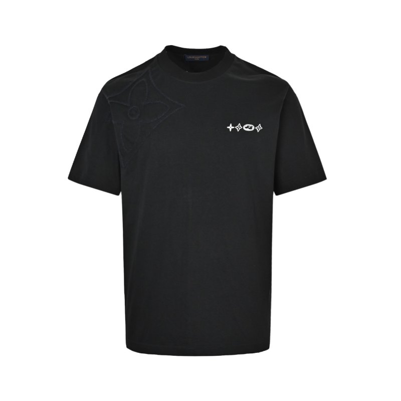 Black Oversized T-Shirt with Graphic Print view