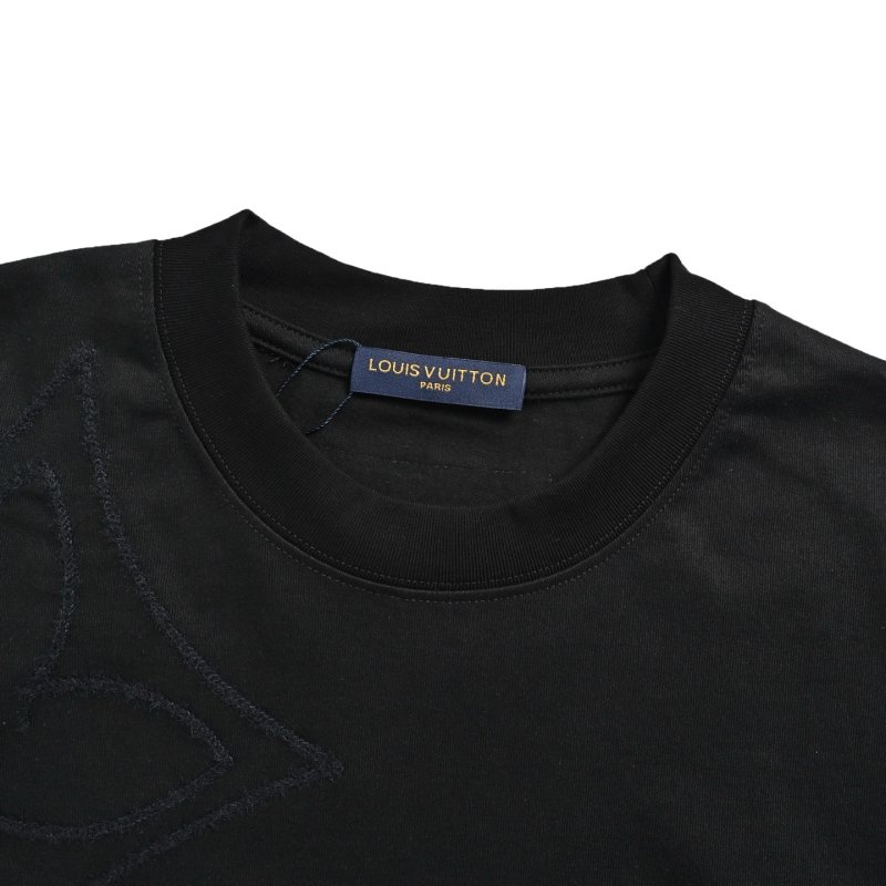 Black Oversized T-Shirt with Graphic Print view