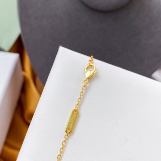 Van Cleef & Arpels Vintage Alhambra Four-Leaf Clover Gold Necklace view 9