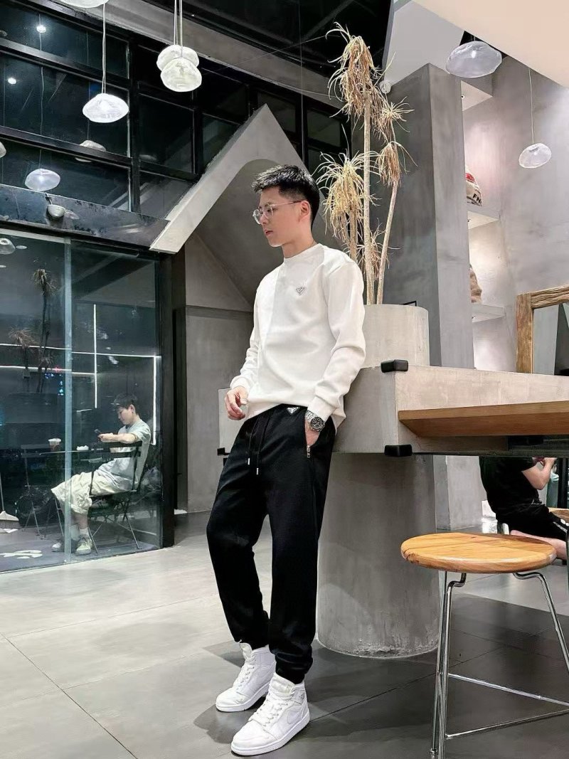 Black Relaxed Fit Cargo Jeans with Red Tape Detail view