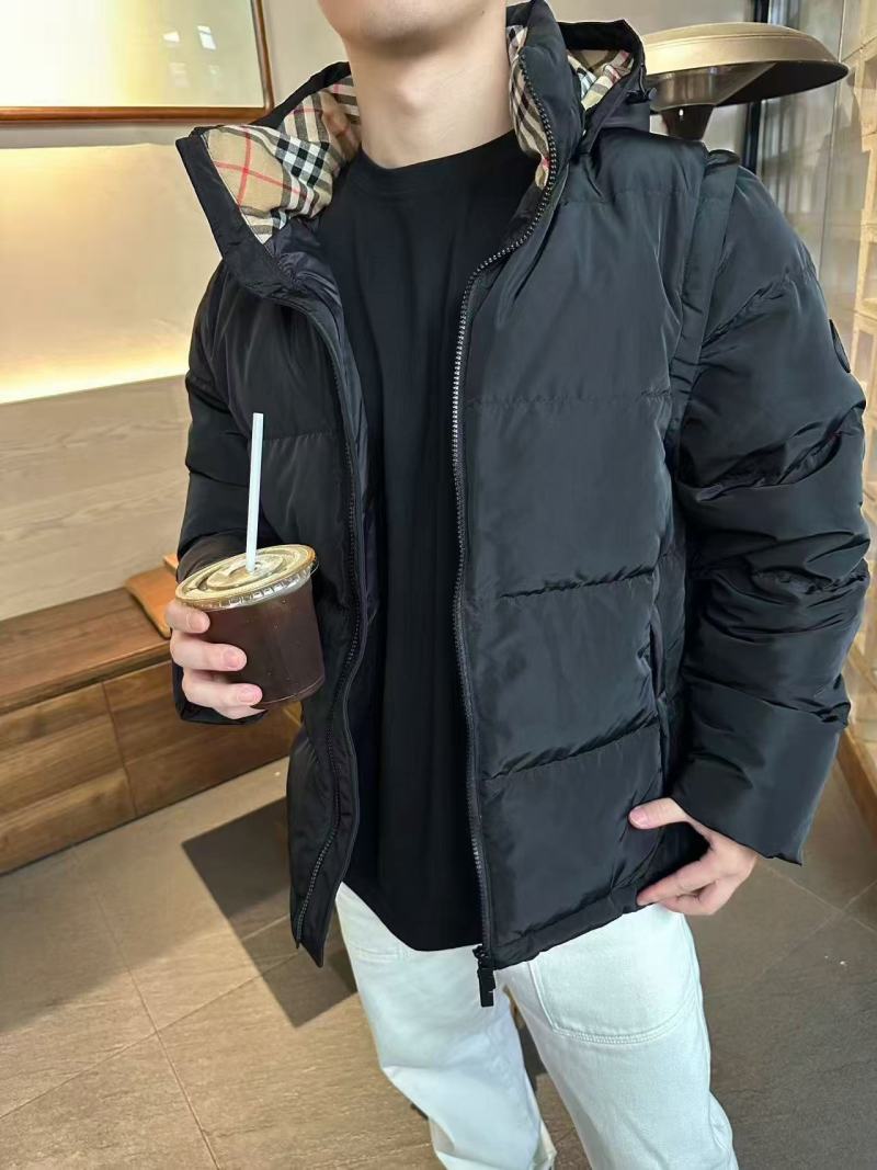 Black Puffer Down Jacket - Winter Essential view