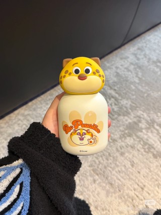 Leopard Officer Cute Animal Character Figure - Yellow & Cream view 3