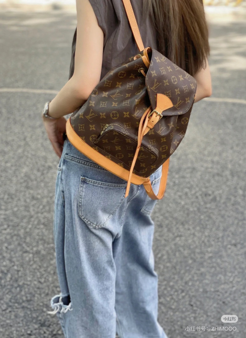 Louis Vuitton Monogram Canvas Backpack - Brown