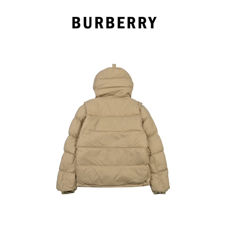 Beige Puffer Down Jacket – Warm Winter Coat view