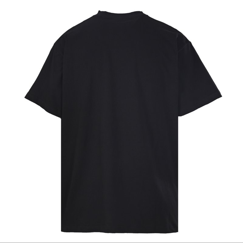 Balenciaga Black Graphic Short Sleeve T-Shirt view