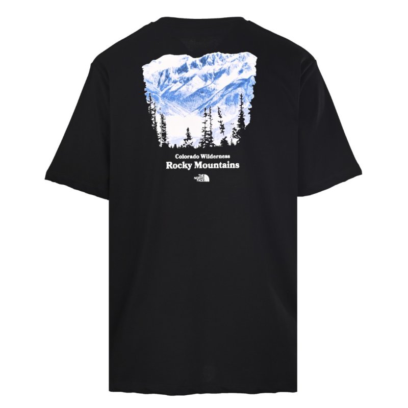 The North Face Rocky Mountains Black T-Shirt view