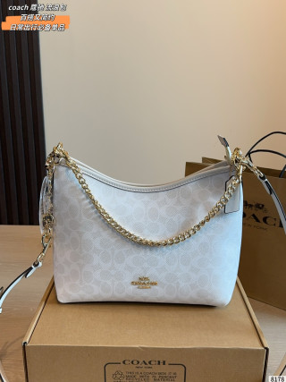 Coach Laurel Hobo Bag White view 4