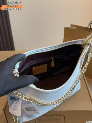 Coach Laurel Hobo Bag White view 9