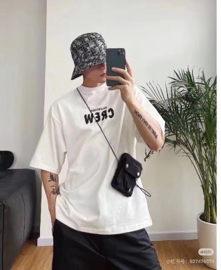 Cream Oversized Graphic T-Shirt with Distressed Logo Print