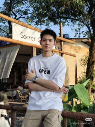 Cream Oversized Graphic T-Shirt with Distressed Logo Print view 2