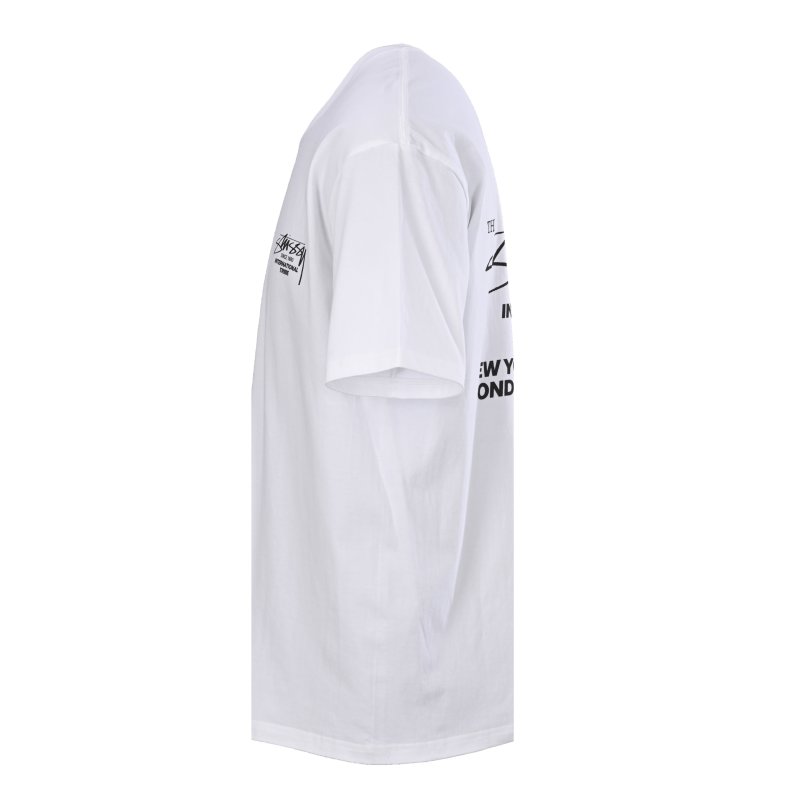 Stüssy International Tribes White T-Shirt view