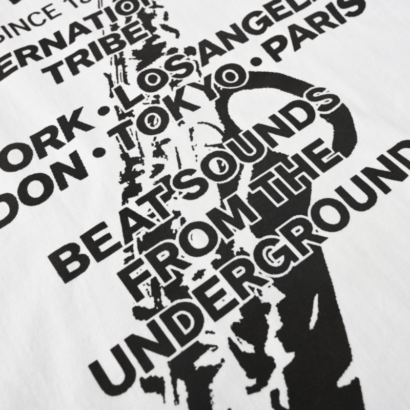 Stüssy International Tribes White T-Shirt view