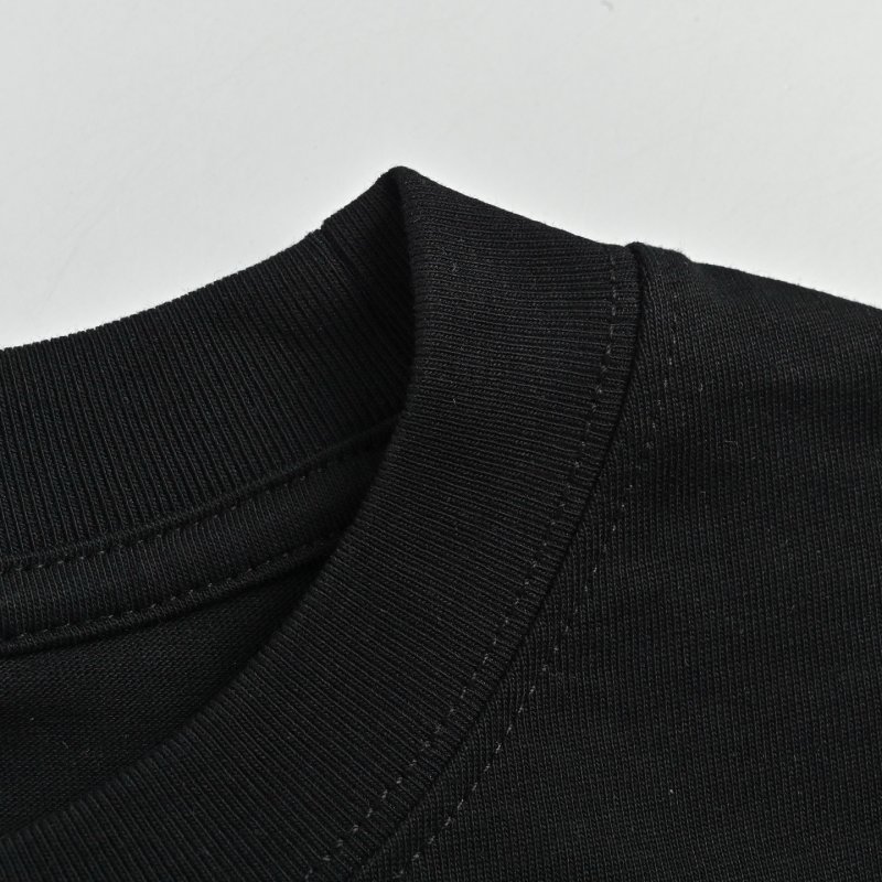 Black Colorful Gradient Logo Short Sleeve T-Shirt view