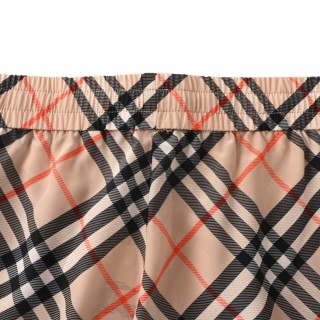 Burberry Check Stripe Elasticated Waist Shorts Beige view 8