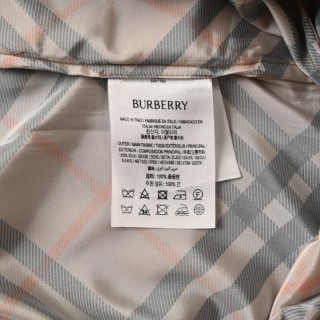 Burberry Check Stripe Elasticated Waist Shorts Beige view 9