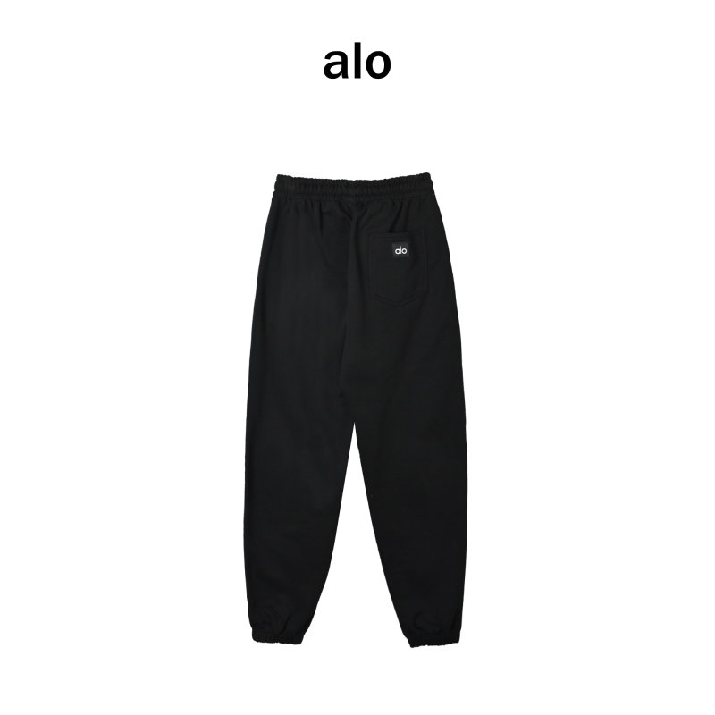 Alo Black Wide-Leg Sweatpants view