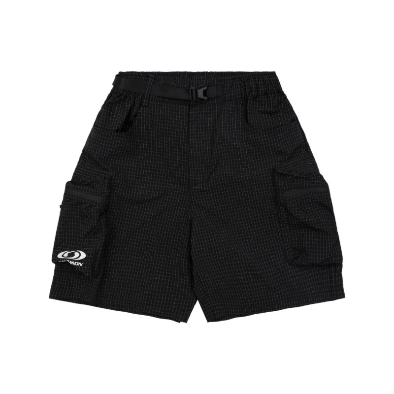 Black & White Colorblock Shorts view