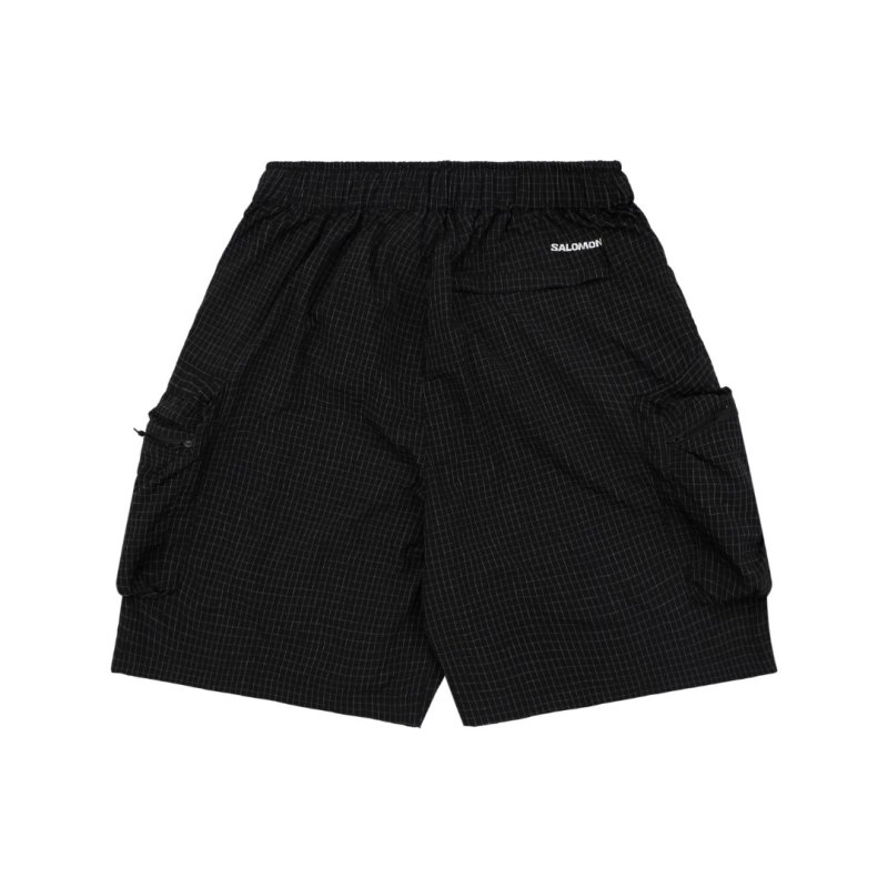 Black & White Colorblock Shorts view