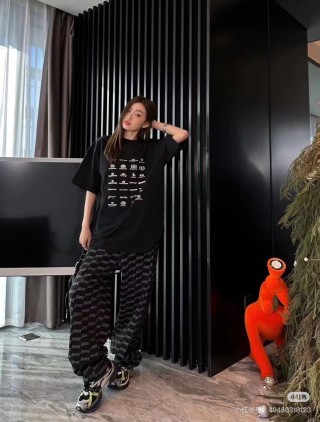 Balenciaga Multi-Logo Black T-Shirt view 2