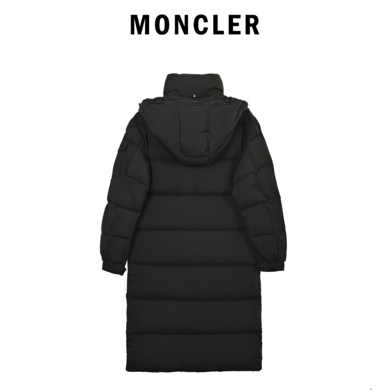 Moncler Black Long Puffer Down Jacket view