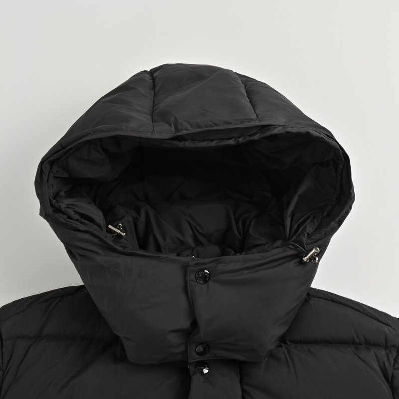 Moncler Black Long Puffer Down Jacket view
