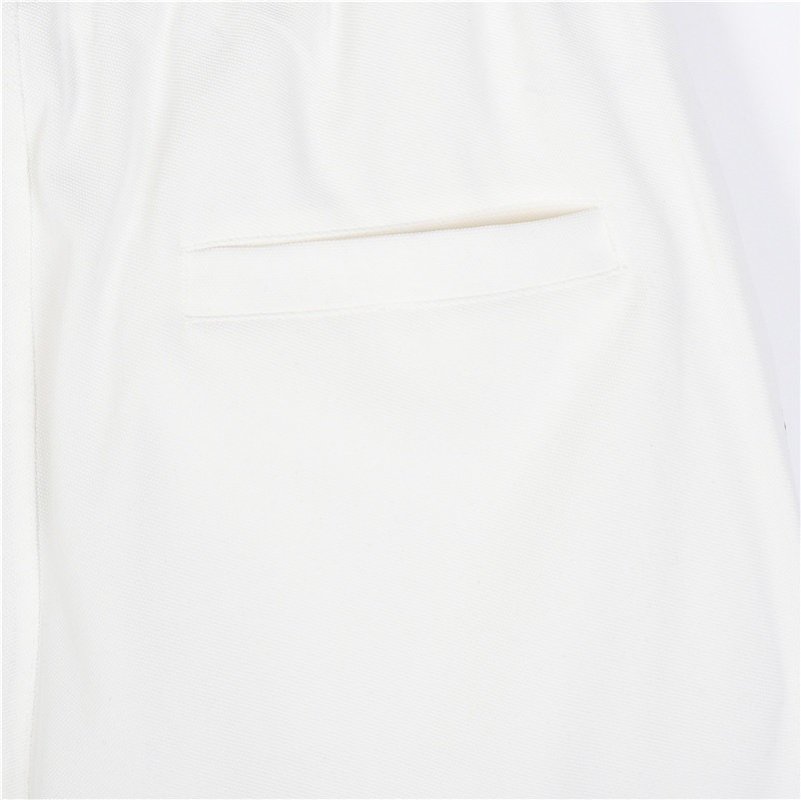 Prada White Side Stripe Shorts view
