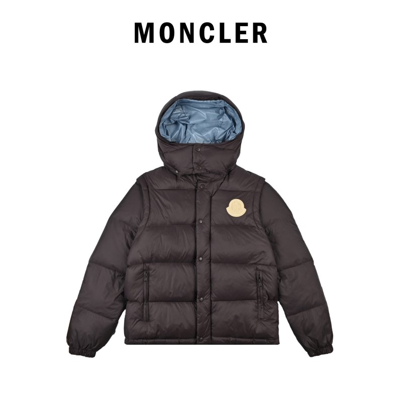 Burgundy Puffer Down Jacket – Quilted Winter Coat view