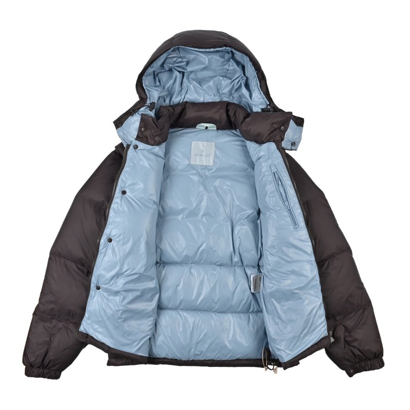 Burgundy Puffer Down Jacket – Quilted Winter Coat view