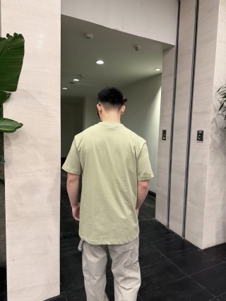 Dior Beige Multi-Patch Short Sleeve T-Shirt view 5