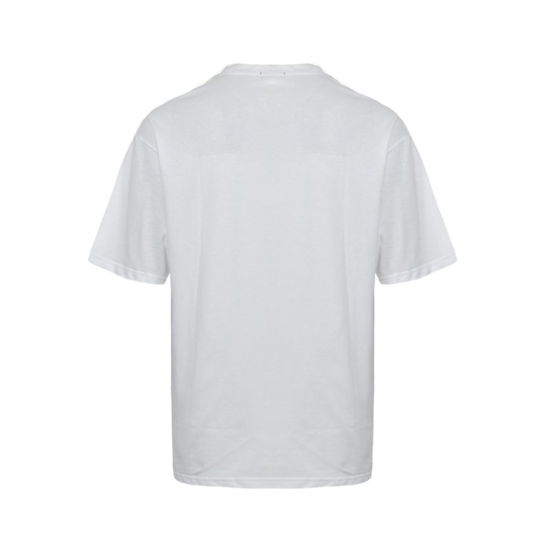 Prada Triangle Logo Cream T-Shirt view
