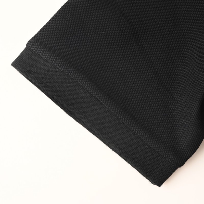Burberry Signature Script Black Polo Shirt view