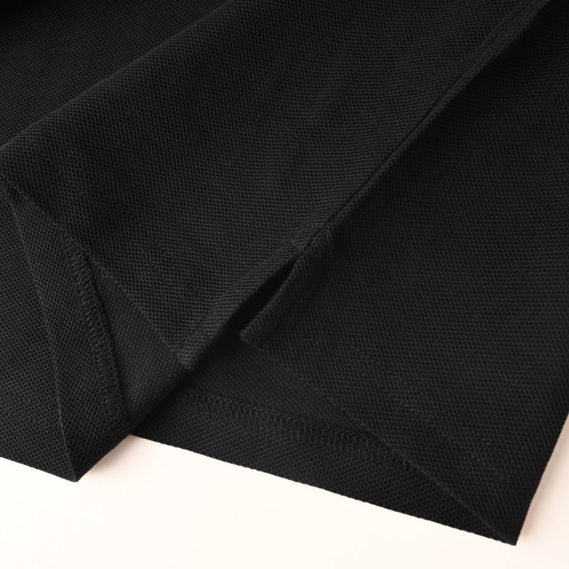 Burberry Signature Script Black Polo Shirt view