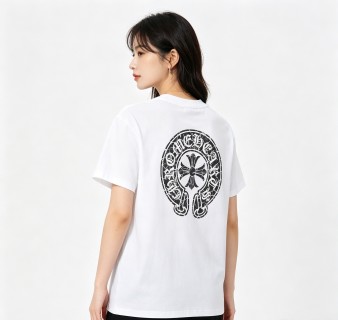 Chrome Hearts Cross Horseshoe White T-Shirt