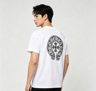 Chrome Hearts Cross Horseshoe White T-Shirt view 2