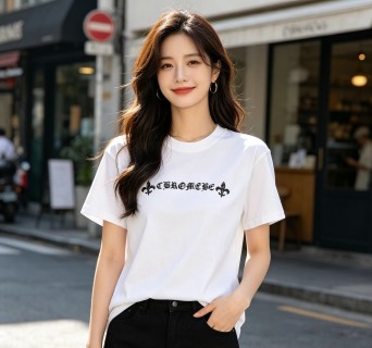 Chrome Hearts Cross Horseshoe White T-Shirt view 3