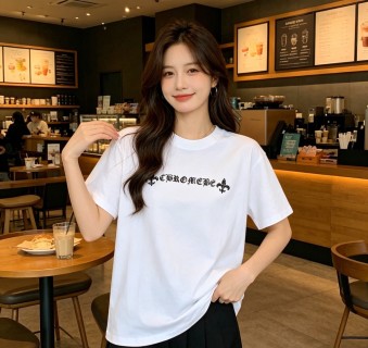Chrome Hearts Cross Horseshoe White T-Shirt view 5