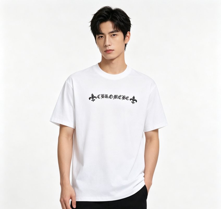 Chrome Hearts Cross Horseshoe White T-Shirt view