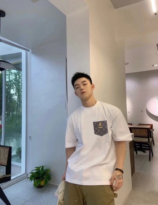 Louis Vuitton Monogram Pocket White T-Shirt view 2