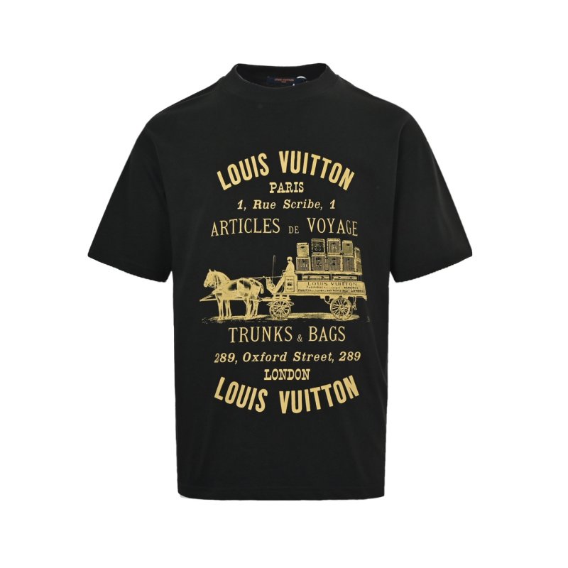 Louis Vuitton Articles de Voyage Black T-Shirt view